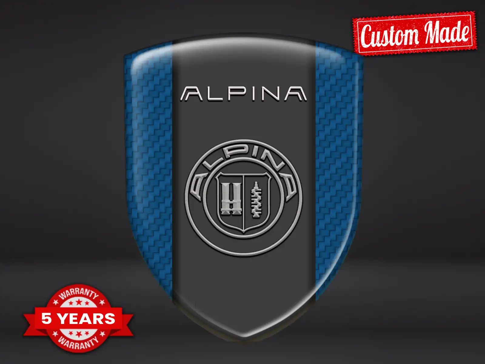 Alpina Autoembleme Universal Hochwertig Professionell